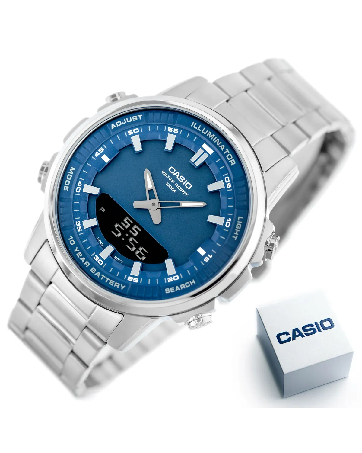 ZEGAREK MĘSKI CASIO AMW-880D-2A1 + BOX