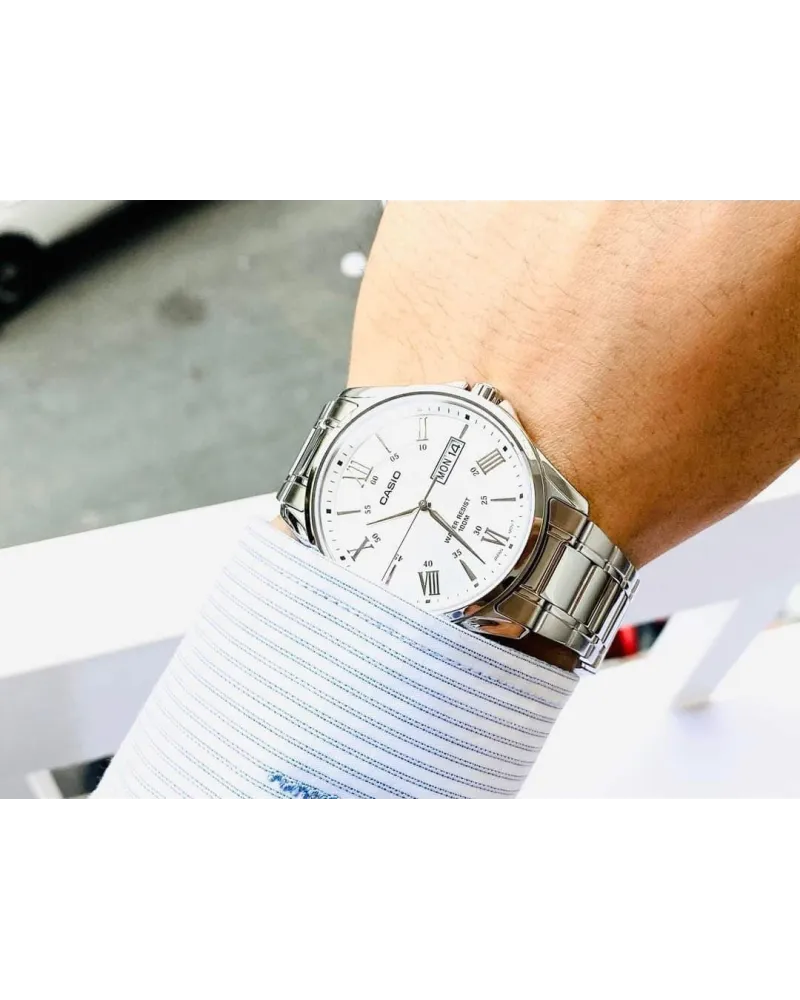 ZEGAREK MĘSKI CASIO MTP-1384D-7A (zd108a) + BOX