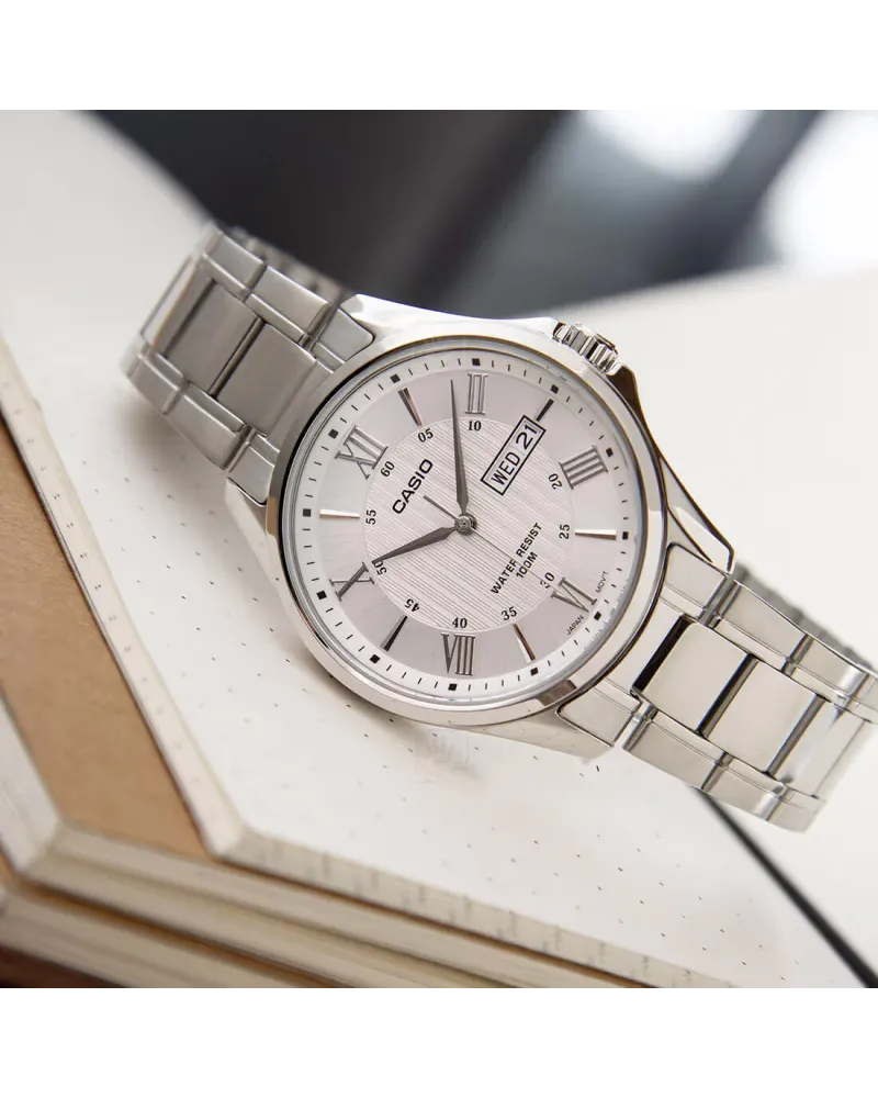 ZEGAREK MĘSKI CASIO MTP-1384D-7A (zd108a) + BOX