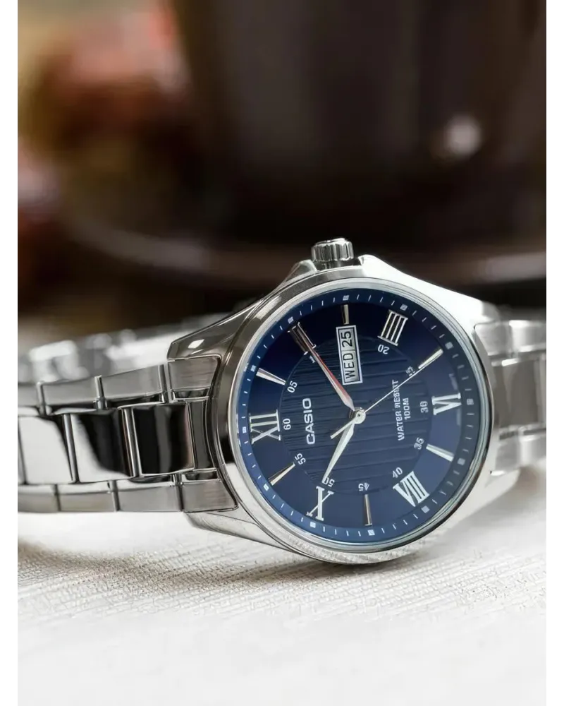 ZEGAREK MĘSKI CASIO MTP-1384D-2A + BOX