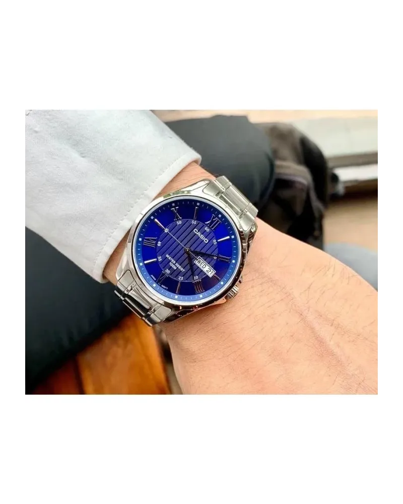 ZEGAREK MĘSKI CASIO MTP-1384D-2A + BOX