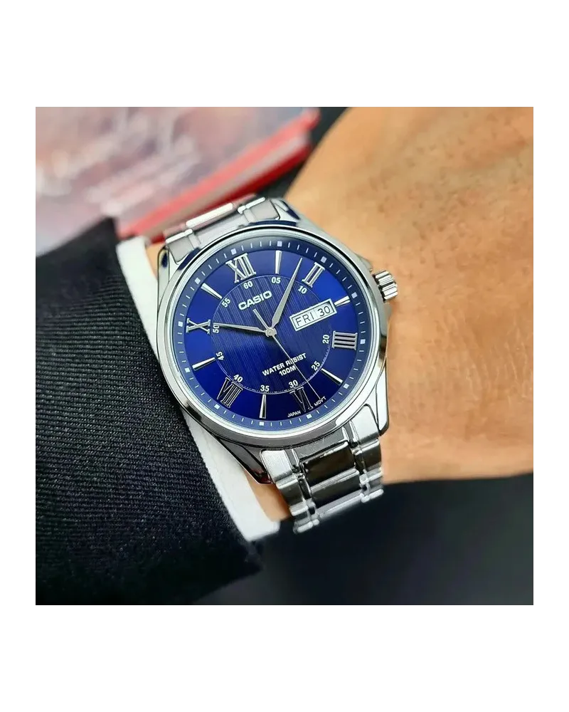 ZEGAREK MĘSKI CASIO MTP-1384D-2A + BOX