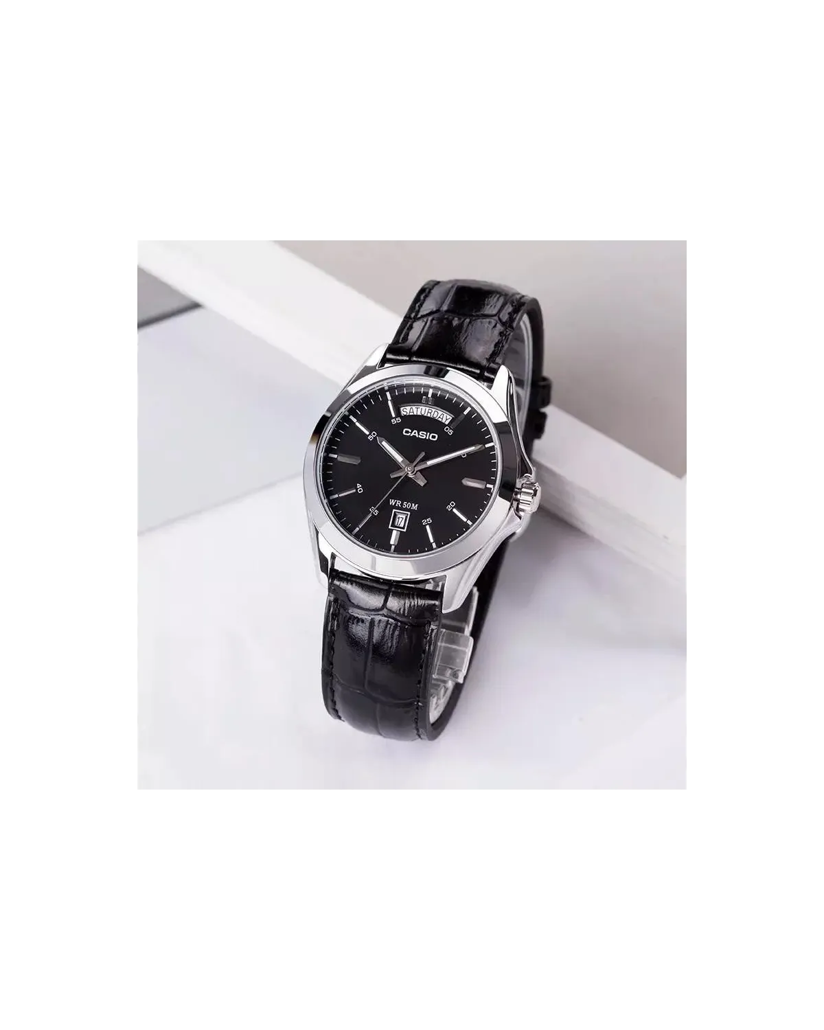 ZEGAREK MĘSKI CASIO MTP-1370L-1A (zd116b) + BOX