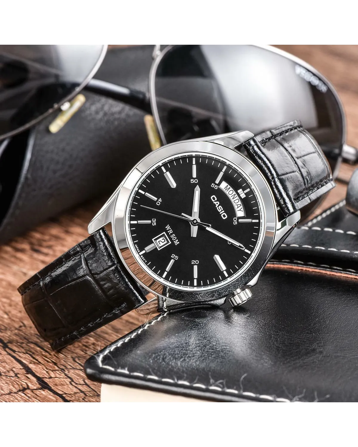 ZEGAREK MĘSKI CASIO MTP-1370L-1A (zd116b) + BOX