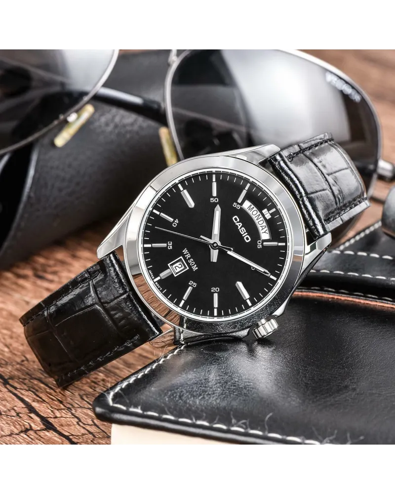 ZEGAREK MĘSKI CASIO MTP-1370L-1A (zd116b) + BOX