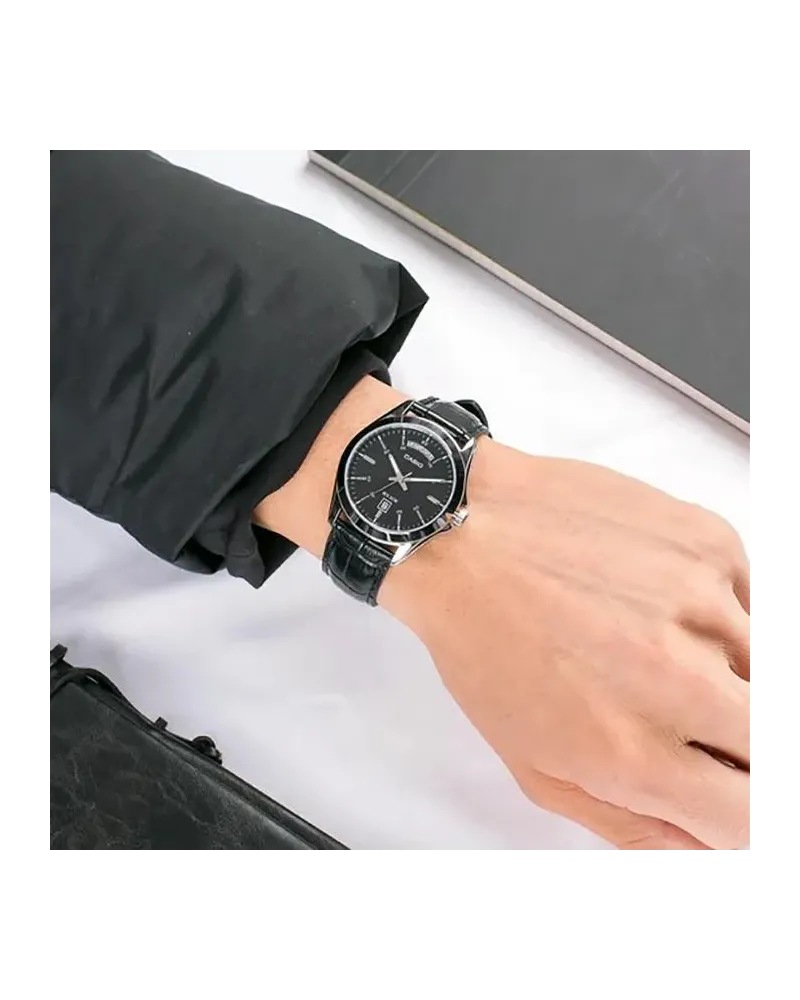 ZEGAREK MĘSKI CASIO MTP-1370L-1A (zd116b) + BOX