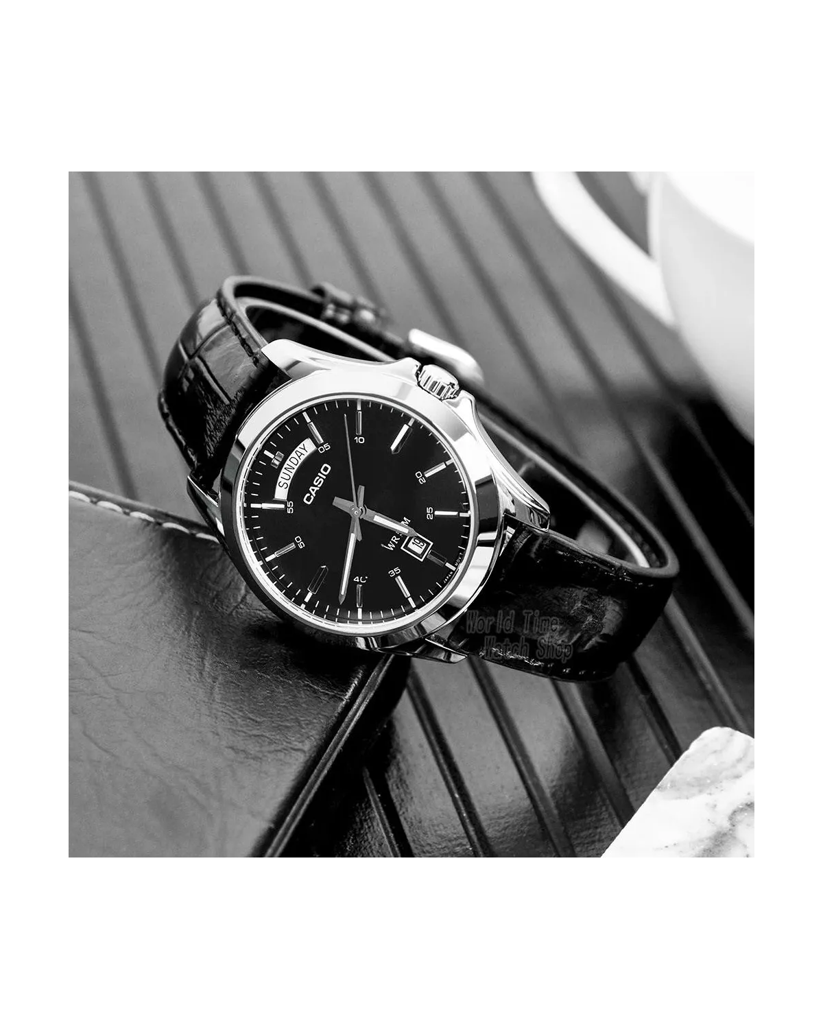 ZEGAREK MĘSKI CASIO MTP-1370L-1A (zd116b) + BOX