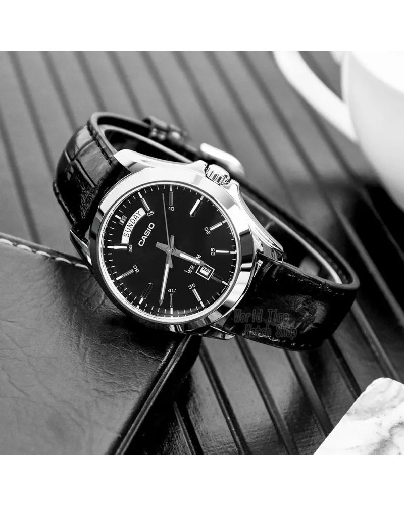 ZEGAREK MĘSKI CASIO MTP-1370L-1A (zd116b) + BOX