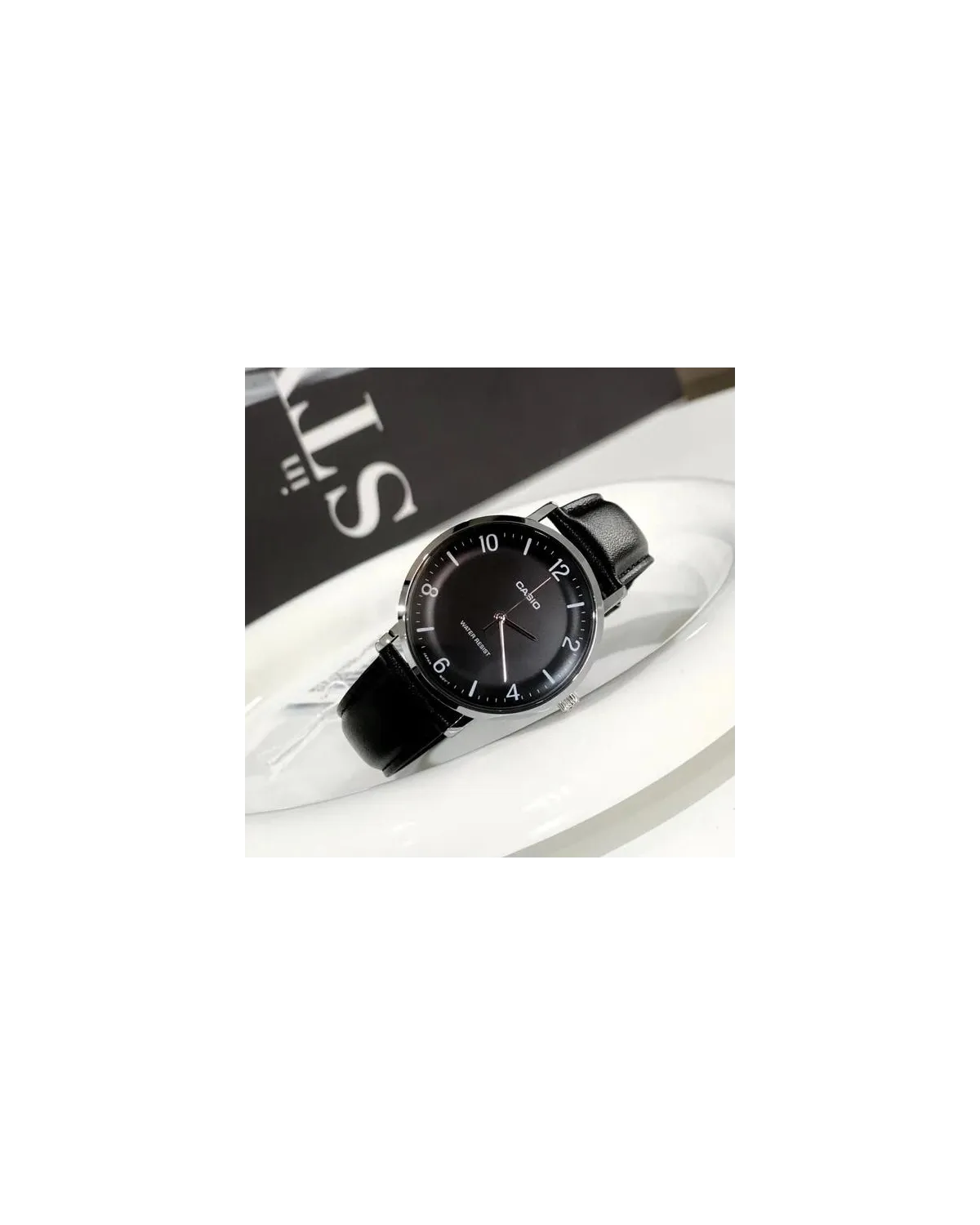 ZEGAREK MĘSKI CASIO  MTP-VT03L-1B + BOX