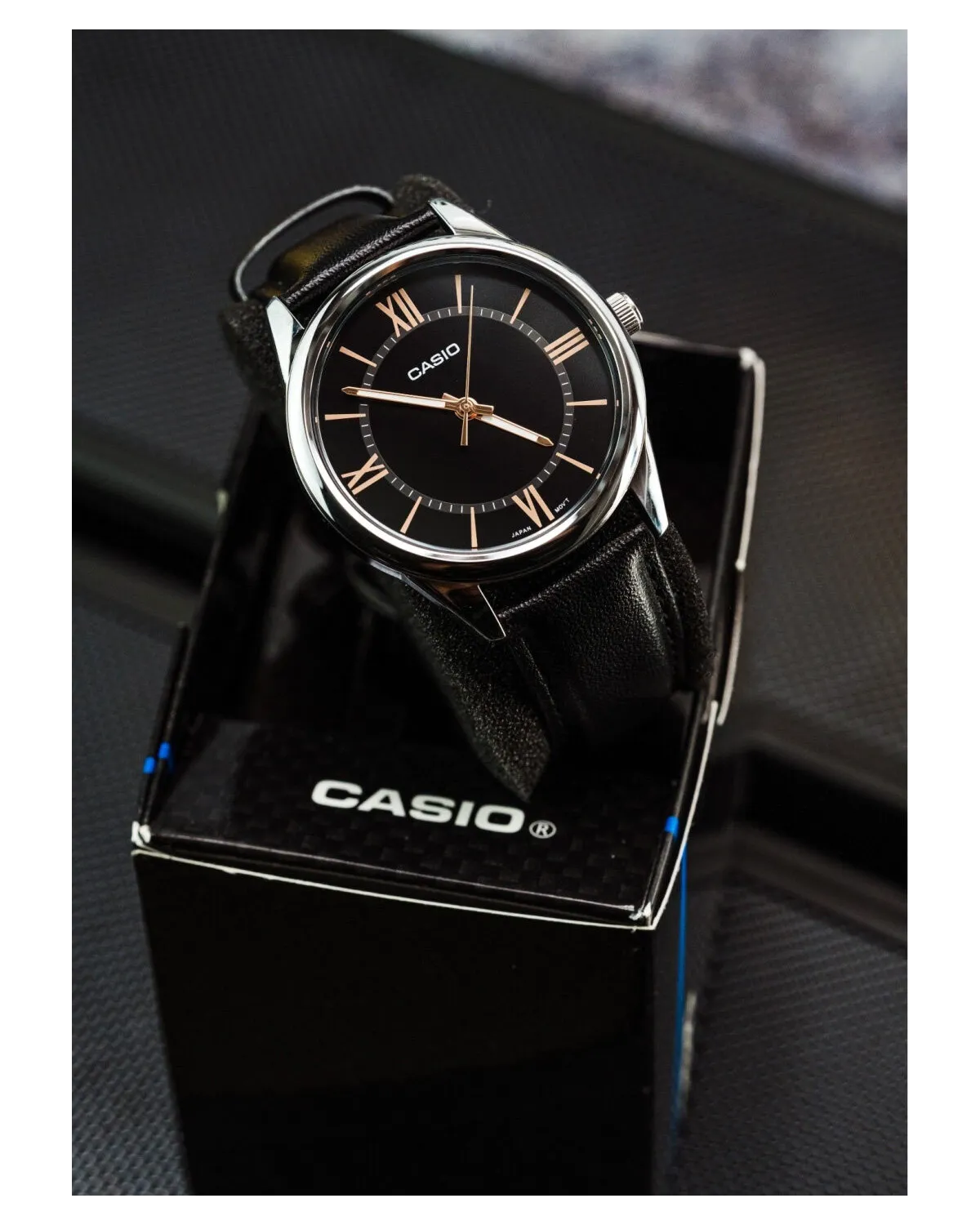 ZEGAREK MĘSKI CASIO MTP-V005L-1B5 +  BOX (zd225b)
