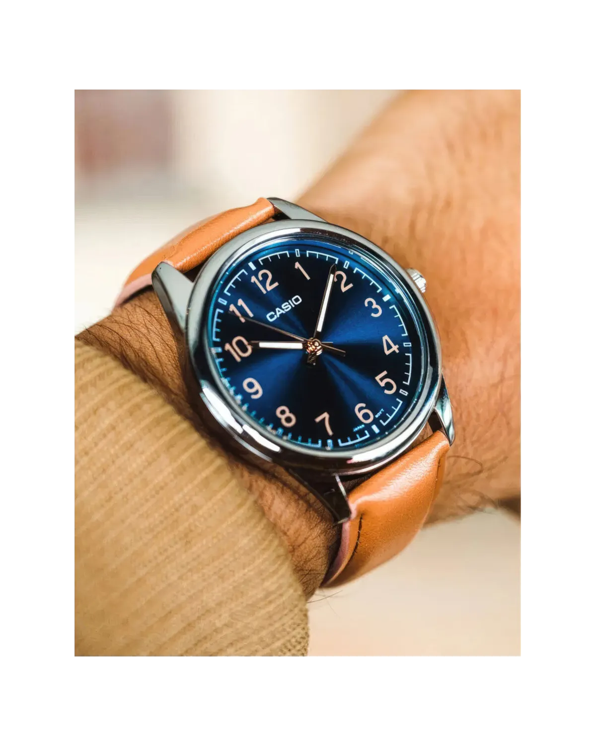 ZEGAREK MĘSKI CASIO MTP-V005L-2B4 (zd066i) + BOX