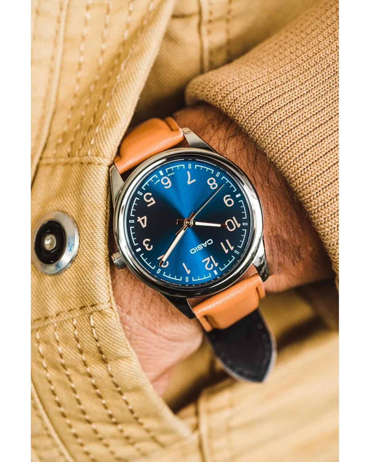 ZEGAREK MĘSKI CASIO MTP-V005L-2B4 (zd066i) + BOX