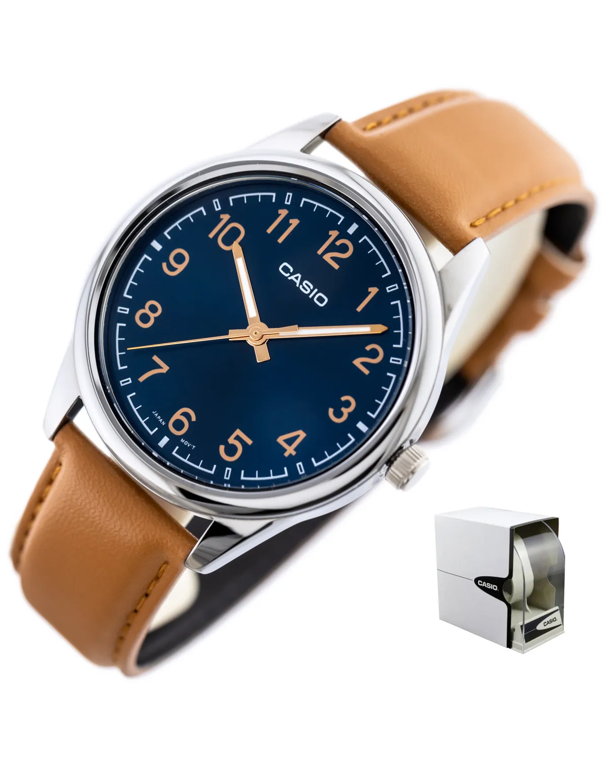 ZEGAREK MĘSKI CASIO MTP-V005L-2B4 (zd066i) + BOX