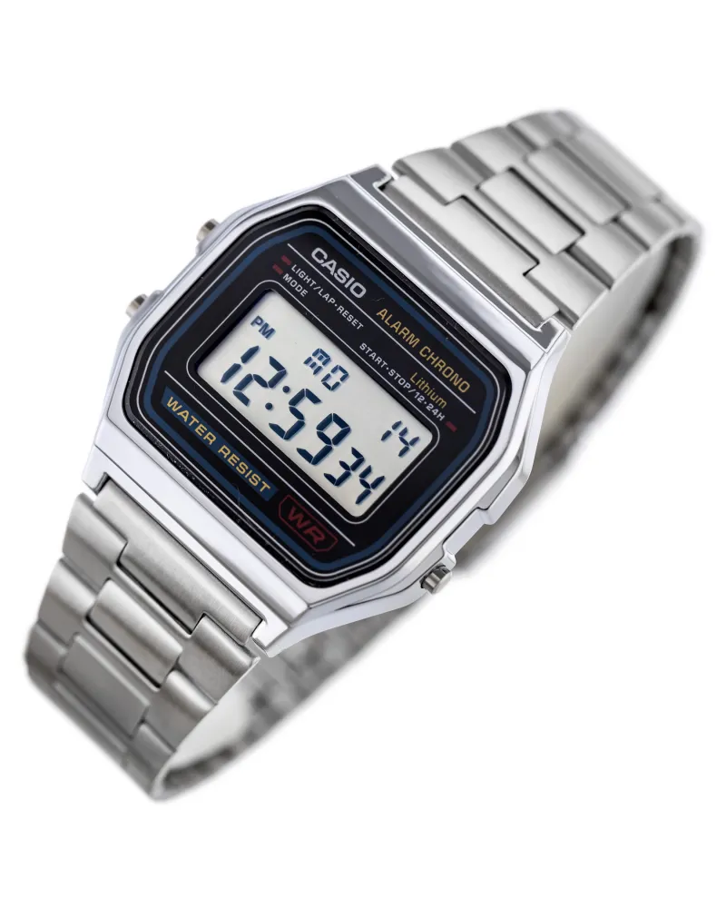 ZEGAREK MĘSKI CASIO A158WA-1D VINTAGE RETRO + BOX
