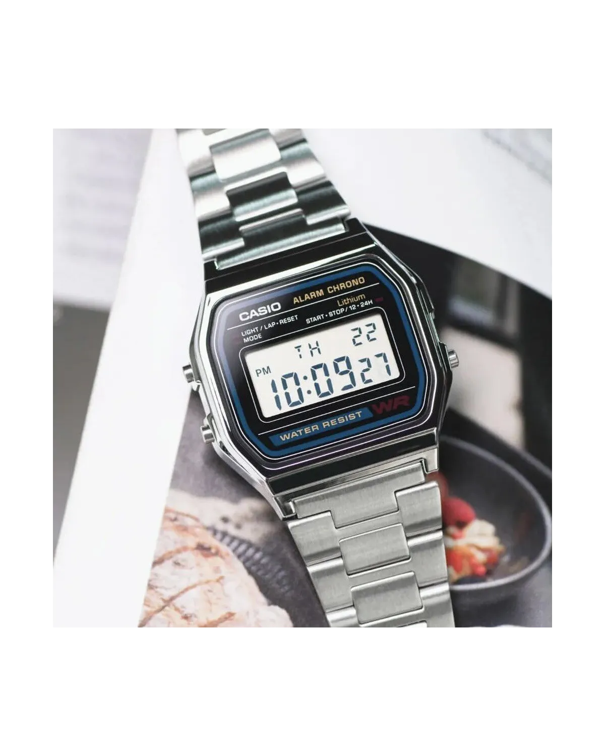 ZEGAREK MĘSKI CASIO A158WA-1D VINTAGE RETRO + BOX