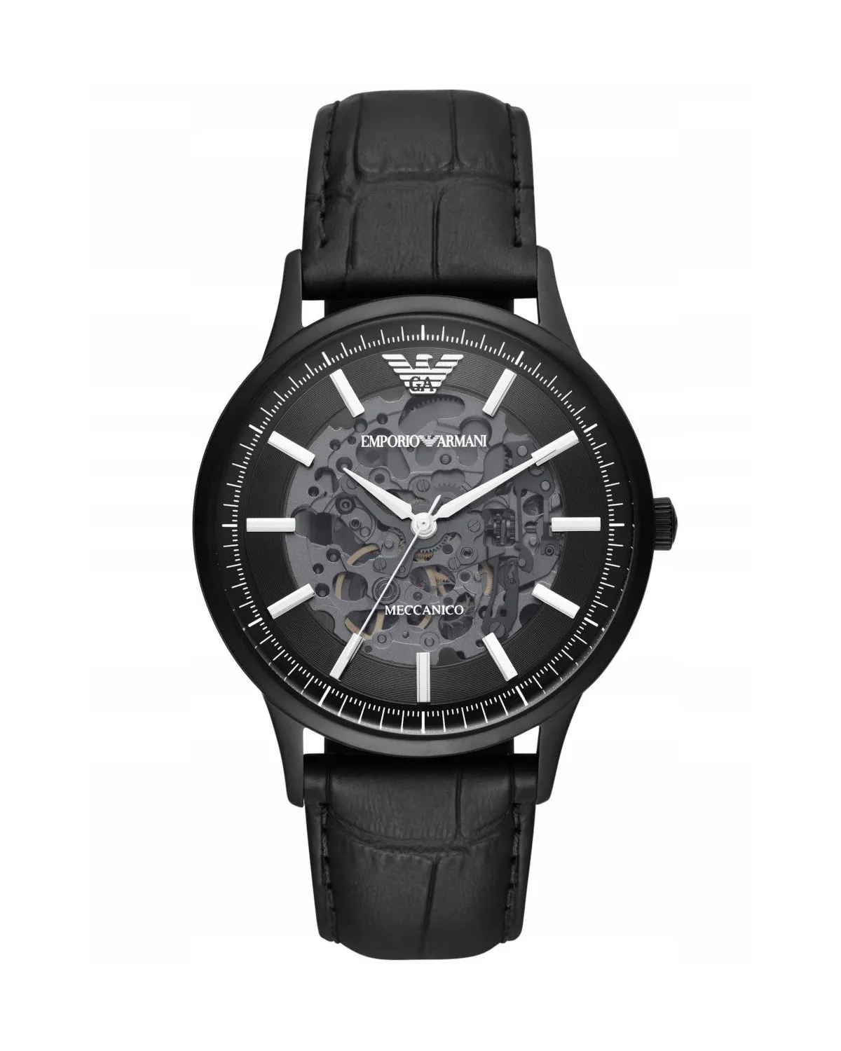 Zegarek męski EMPORIO ARMANI SKELETON AUTOMATIC AR60042 (zi055c)