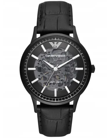 Zegarek męski EMPORIO ARMANI SKELETON AUTOMATIC AR60042 (zi055c)
