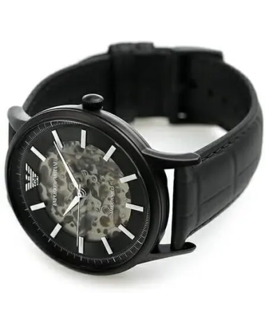 Zegarek męski EMPORIO ARMANI SKELETON AUTOMATIC AR60042 (zi055c)