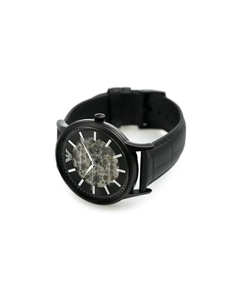 Zegarek męski EMPORIO ARMANI SKELETON AUTOMATIC AR60042 (zi055c)