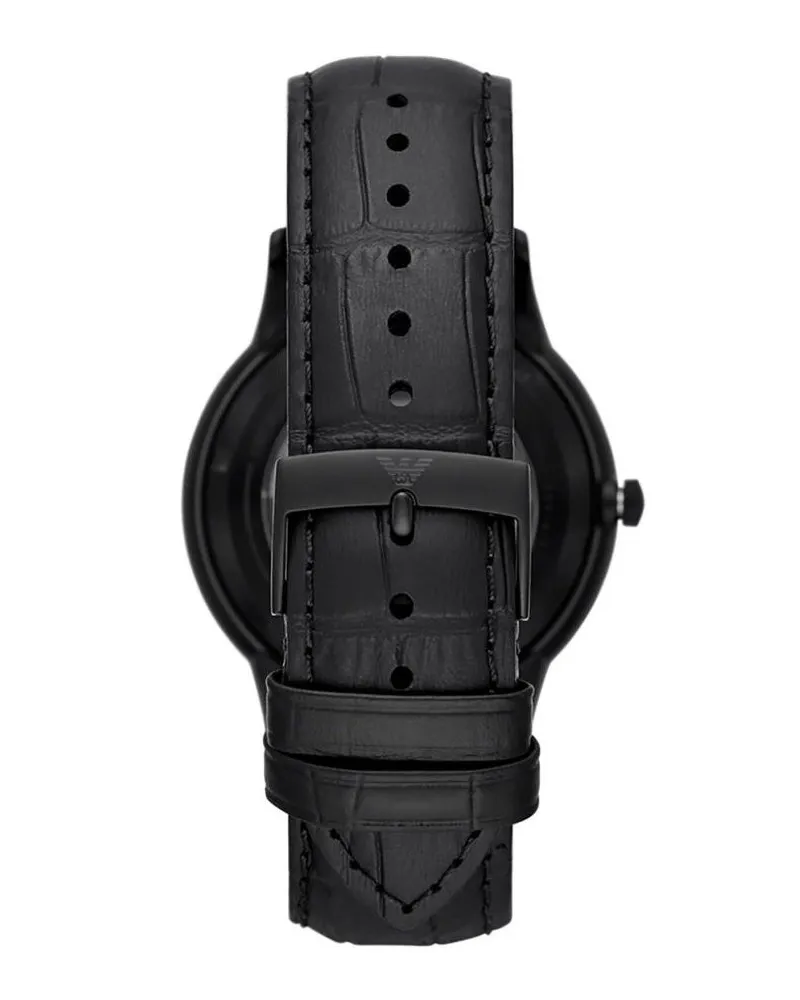 Zegarek męski EMPORIO ARMANI SKELETON AUTOMATIC AR60042 (zi055c)