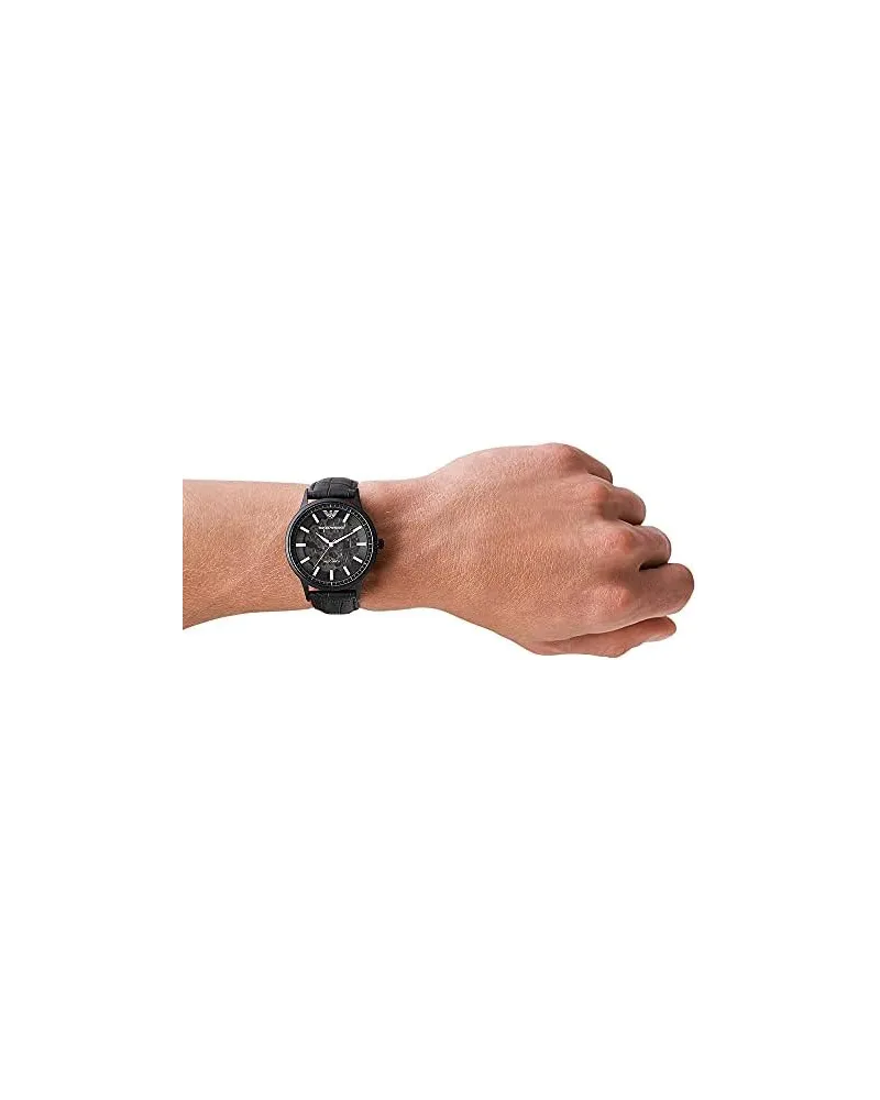 Zegarek męski EMPORIO ARMANI SKELETON AUTOMATIC AR60042 (zi055c)