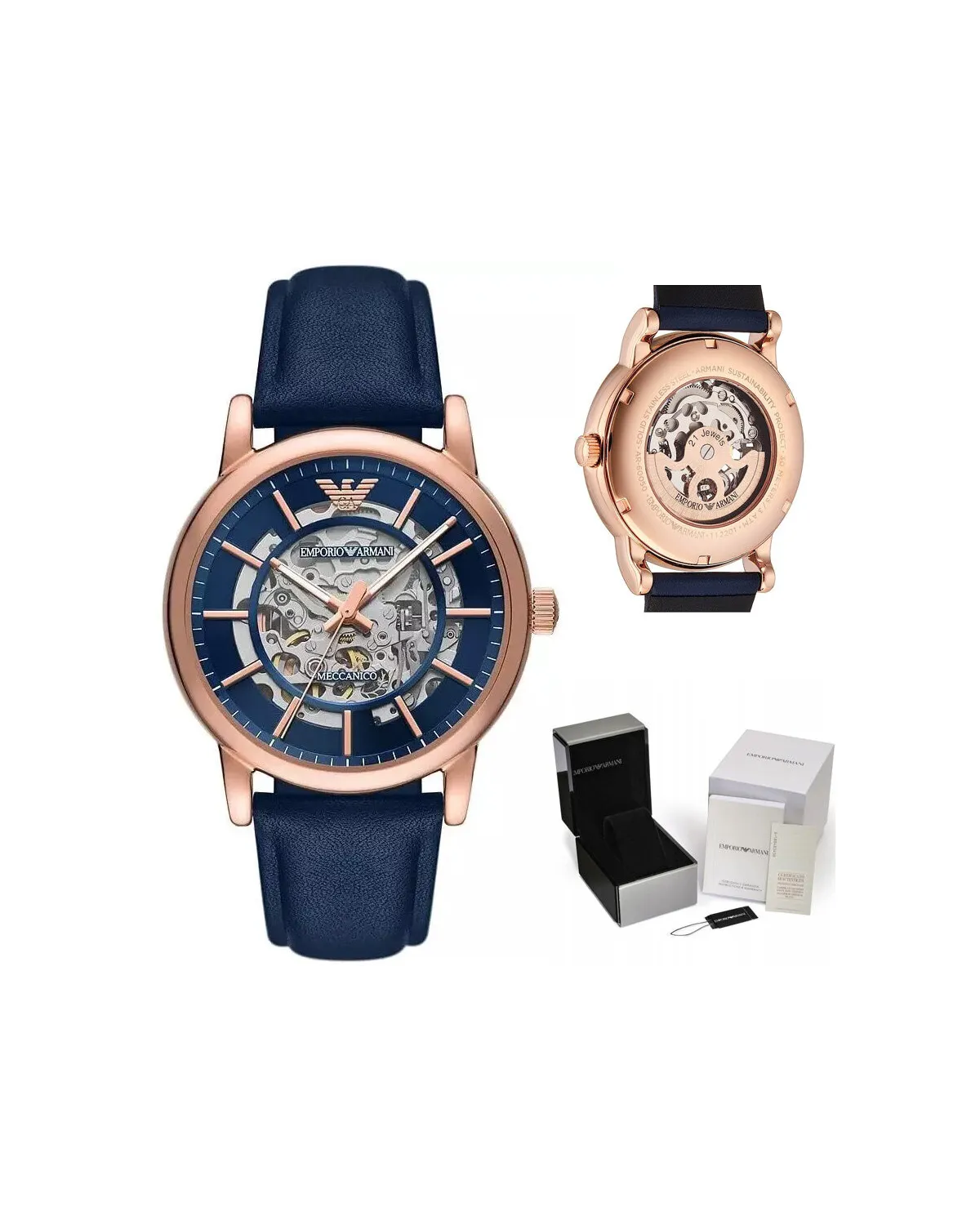 Zegarek męski ARMANI AUTOMATIC AR60050 (zi060a)