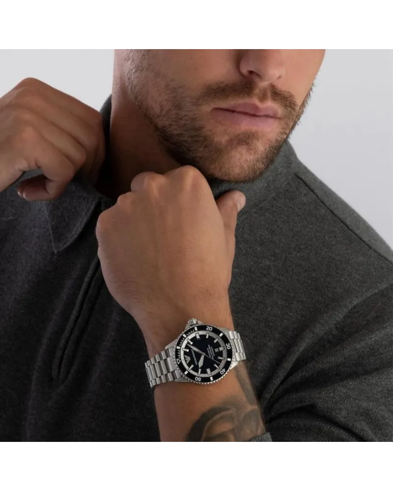 ZEGAREK MĘSKI EMPORIO ARMANI AR60079 Sea Explorer AUTOMATIC (zi110a) + BOX