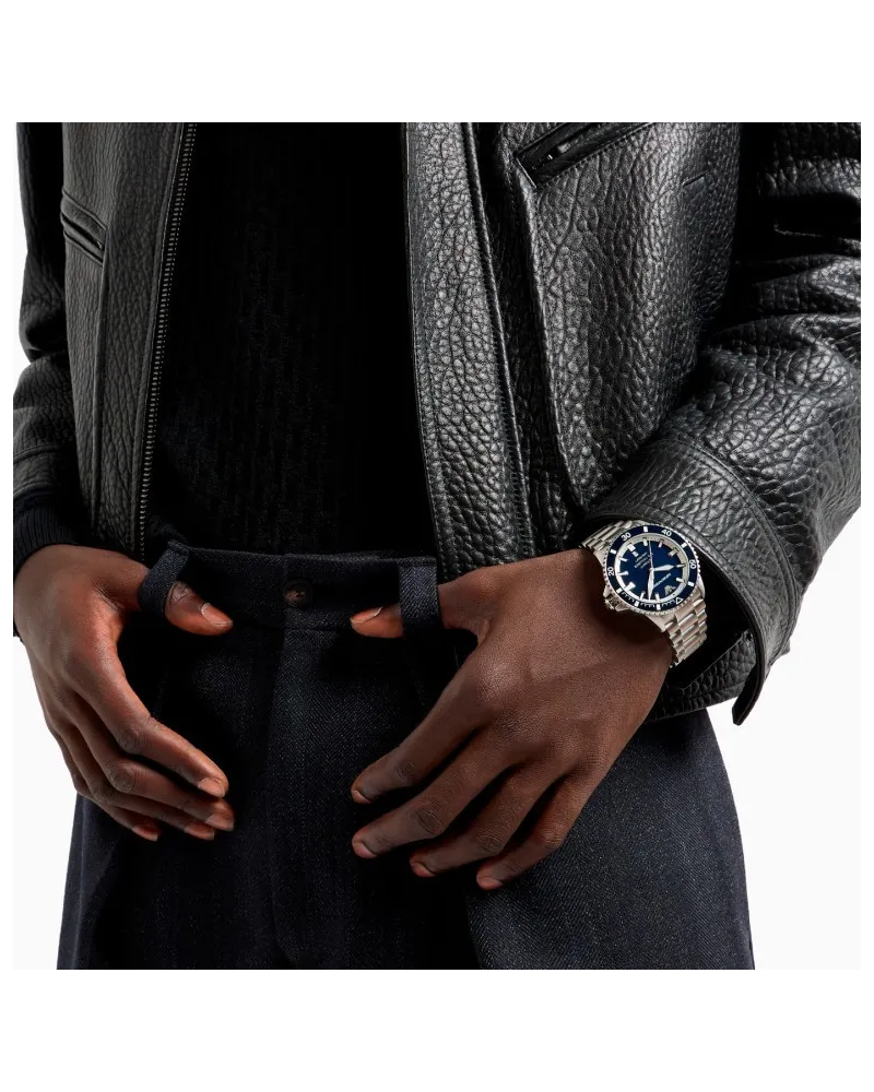 ZEGAREK MĘSKI EMPORIO ARMANI AR60079 Sea Explorer AUTOMATIC (zi110a) + BOX