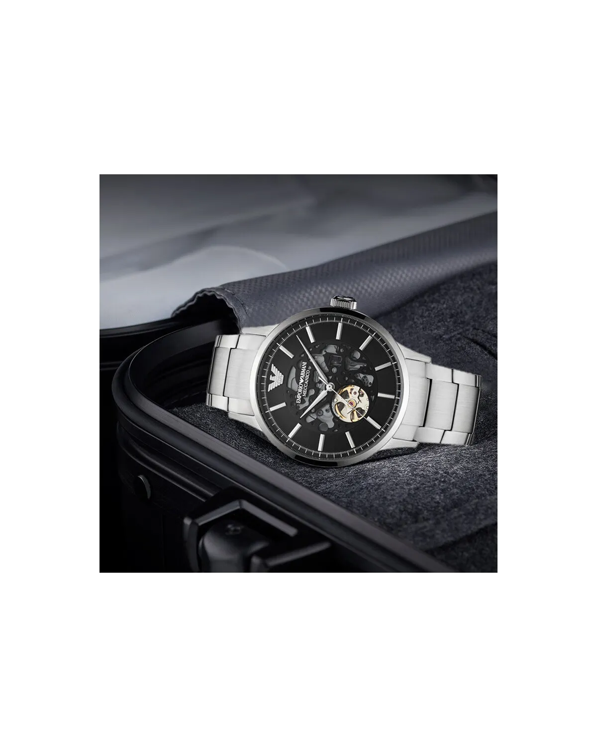 Zegarek męski EMPORIO ARMANI RENATO AUTOMATIC AR60055 (zi058a)) Zegarek męski EMPORIO ARMANI RENATO AUTOMATIC AR60055 (zi058a))