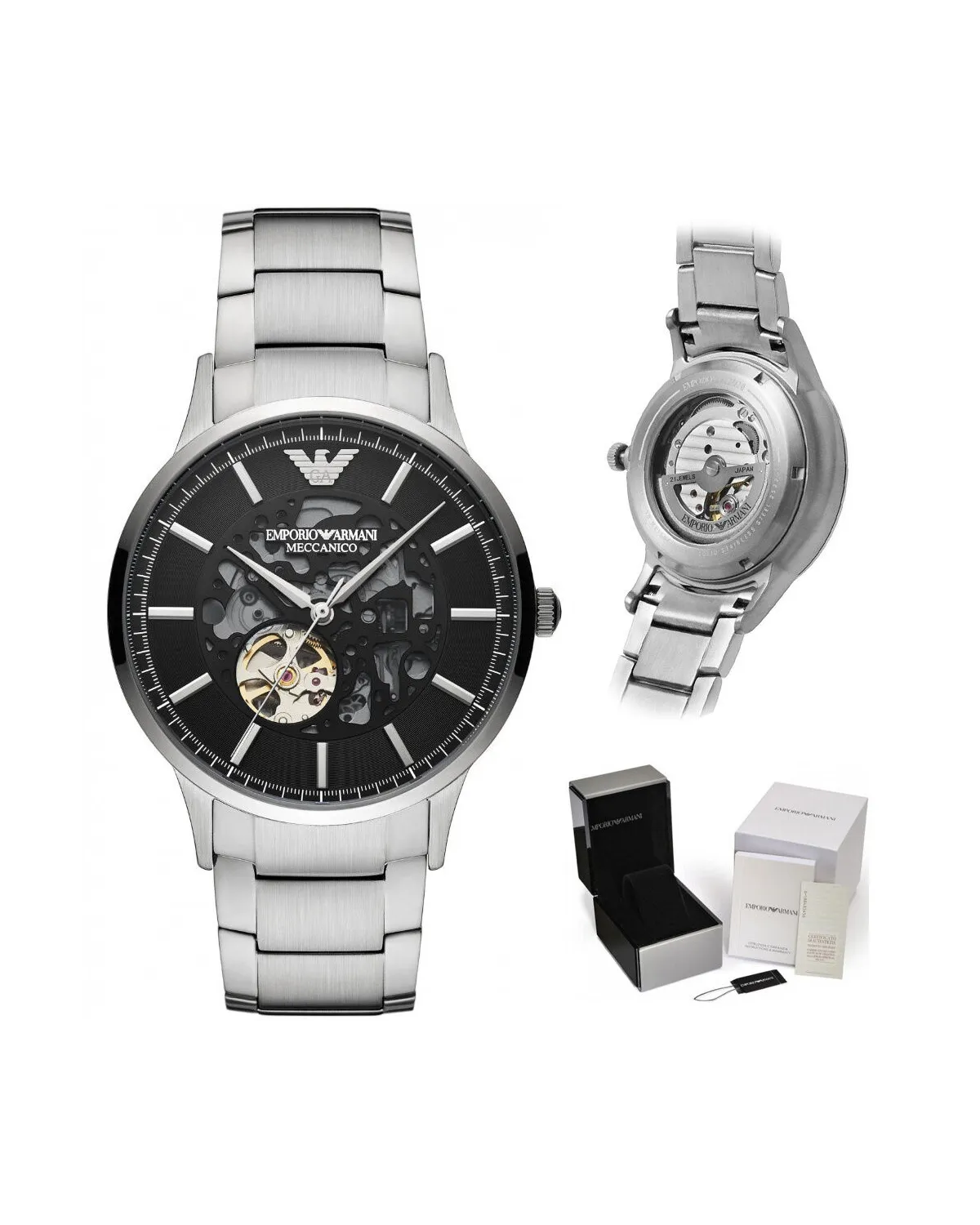 Zegarek męski EMPORIO ARMANI RENATO AUTOMATIC AR60055 (zi058a)) Zegarek męski EMPORIO ARMANI RENATO AUTOMATIC AR60055 (zi058a))
