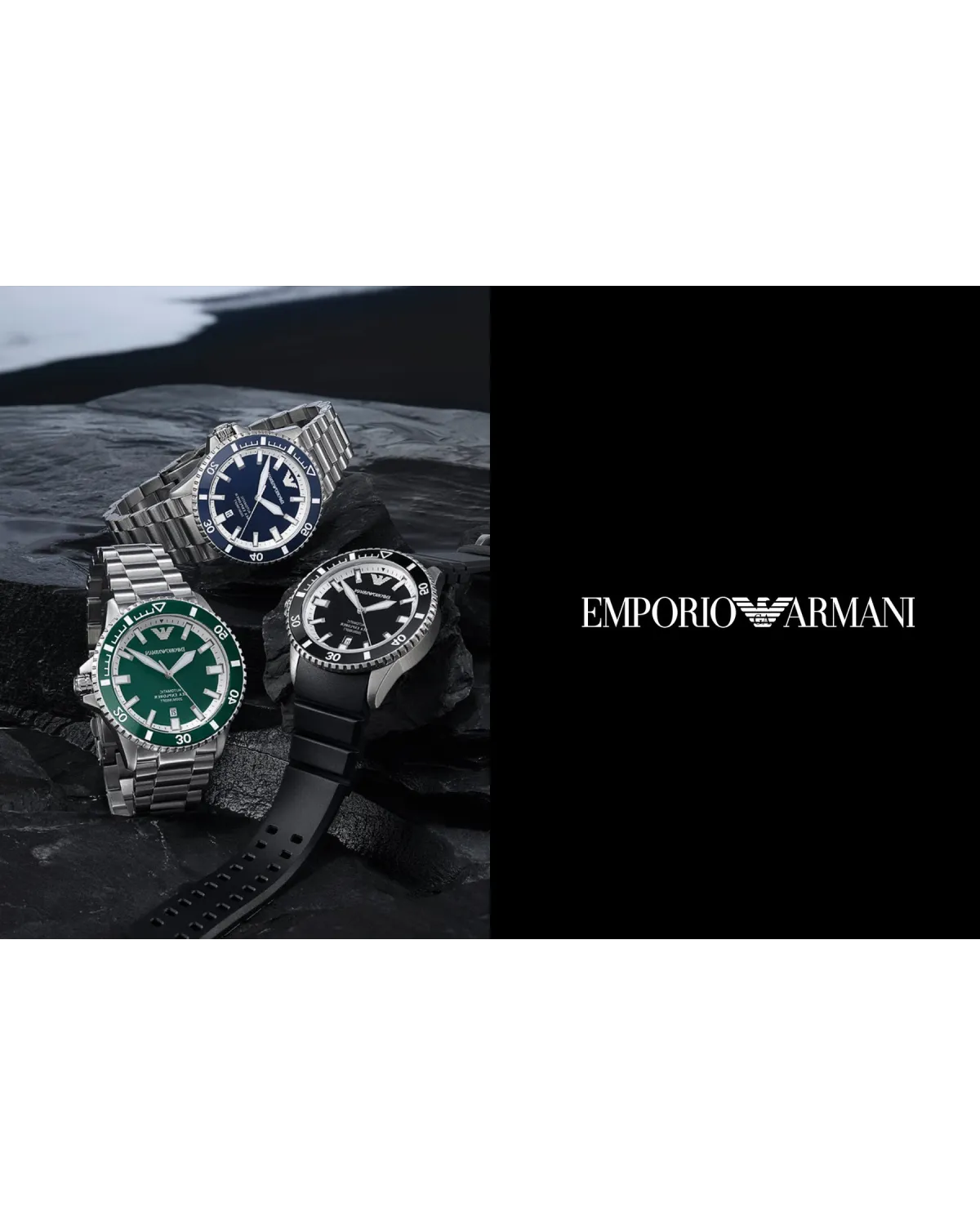 ZEGAREK MĘSKI EMPORIO ARMANI AR60080 Sea Explorer AUTOMATIC (zi110b) + BOX