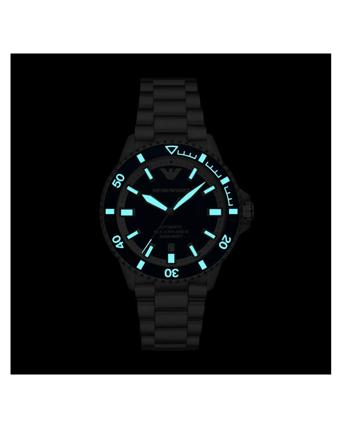 ZEGAREK MĘSKI EMPORIO ARMANI AR60080 Sea Explorer AUTOMATIC (zi110b) + BOX