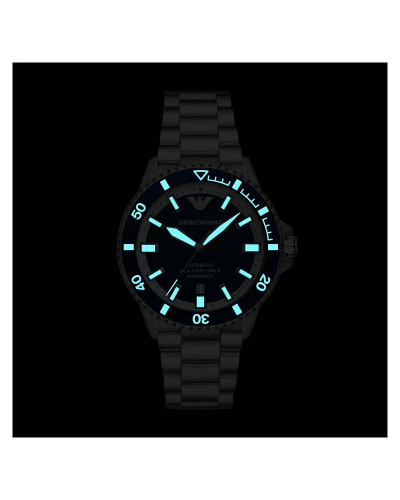 ZEGAREK MĘSKI EMPORIO ARMANI AR60080 Sea Explorer AUTOMATIC (zi110b) + BOX