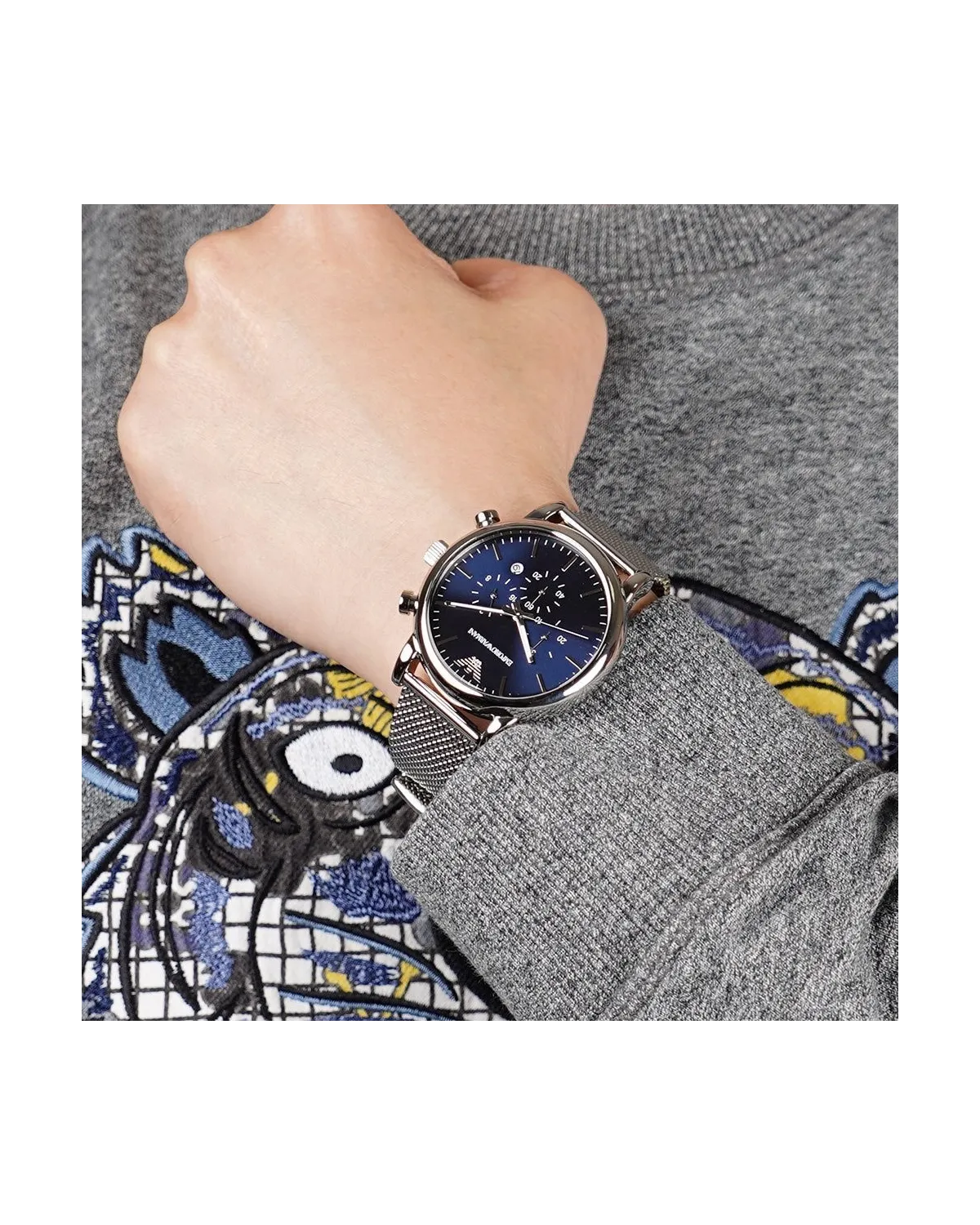ZEGAREK MĘSKI EMPORIO ARMANI AR80038 - LUIGI (zi050c)