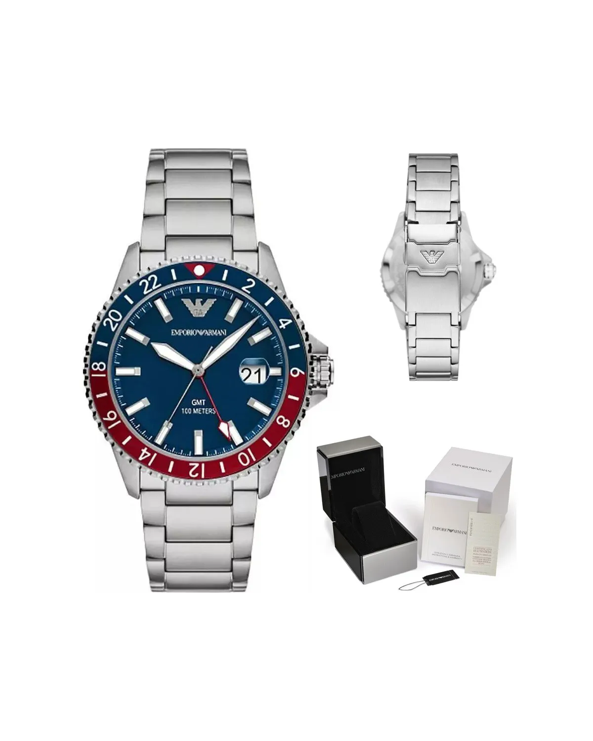 ZEGAREK MĘSKI EMPORIO ARMANI AR11590 - Diver GMT (zi112b) ZEGAREK MĘSKI EMPORIO ARMANI AR11590 - Diver GMT (zi112b)