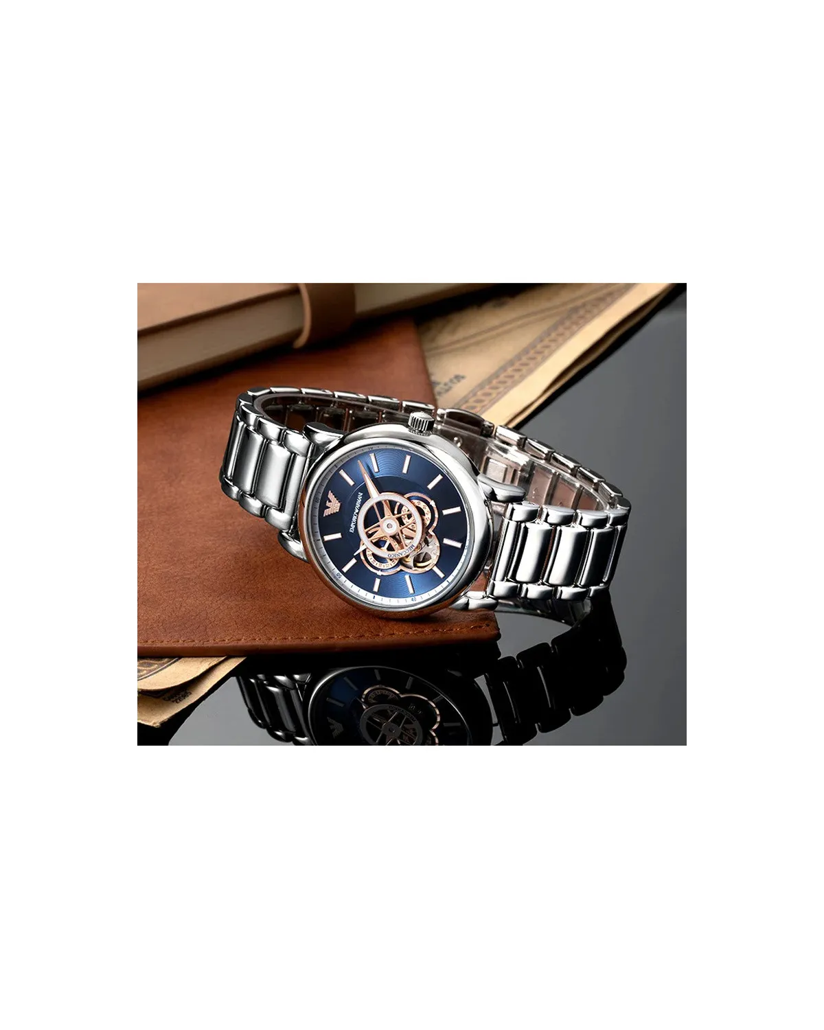 Zegarek męski EMPORIO ARMANI LUIGI Open Heart AUTOMATIC AR60036