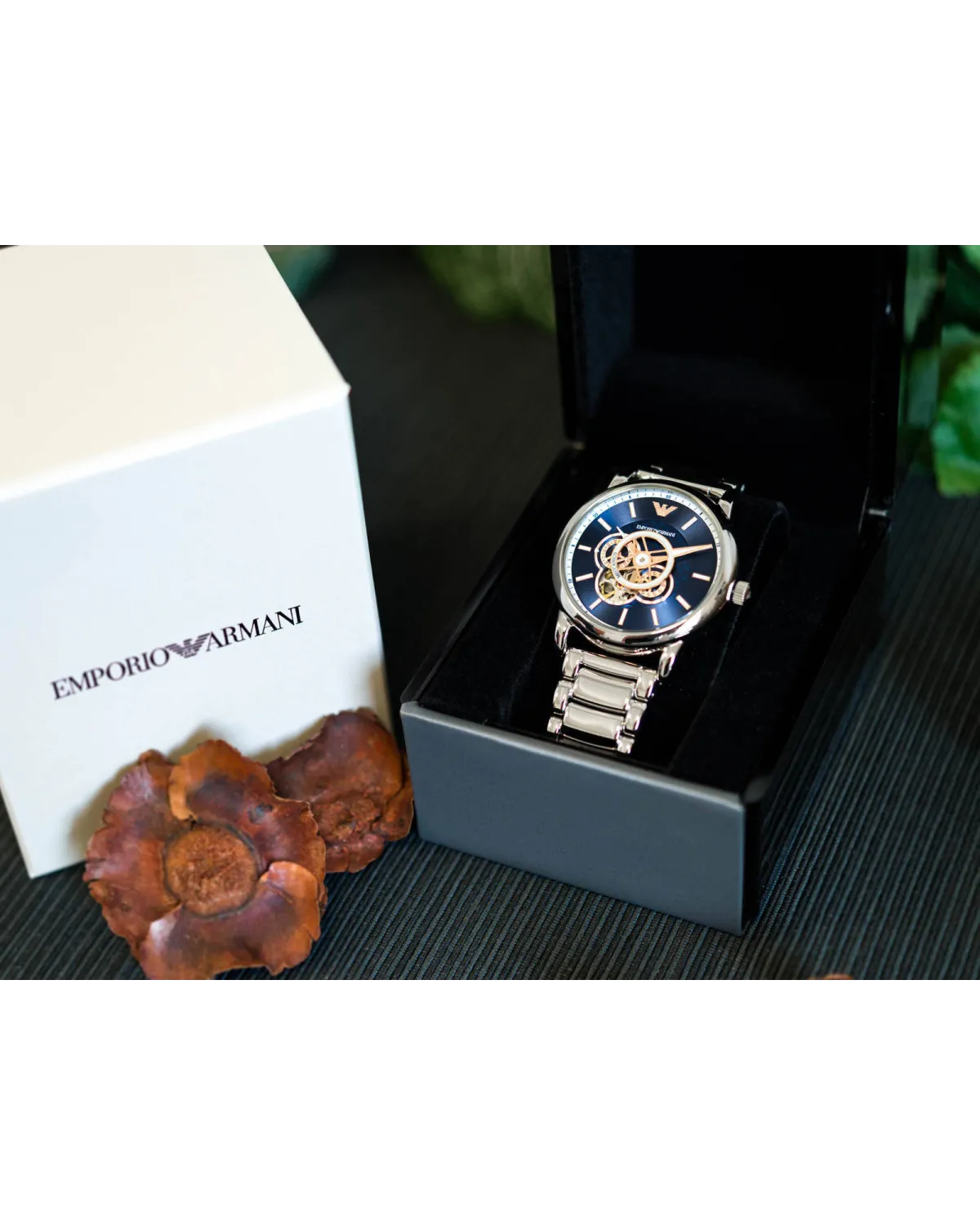 Zegarek męski EMPORIO ARMANI LUIGI Open Heart AUTOMATIC AR60036