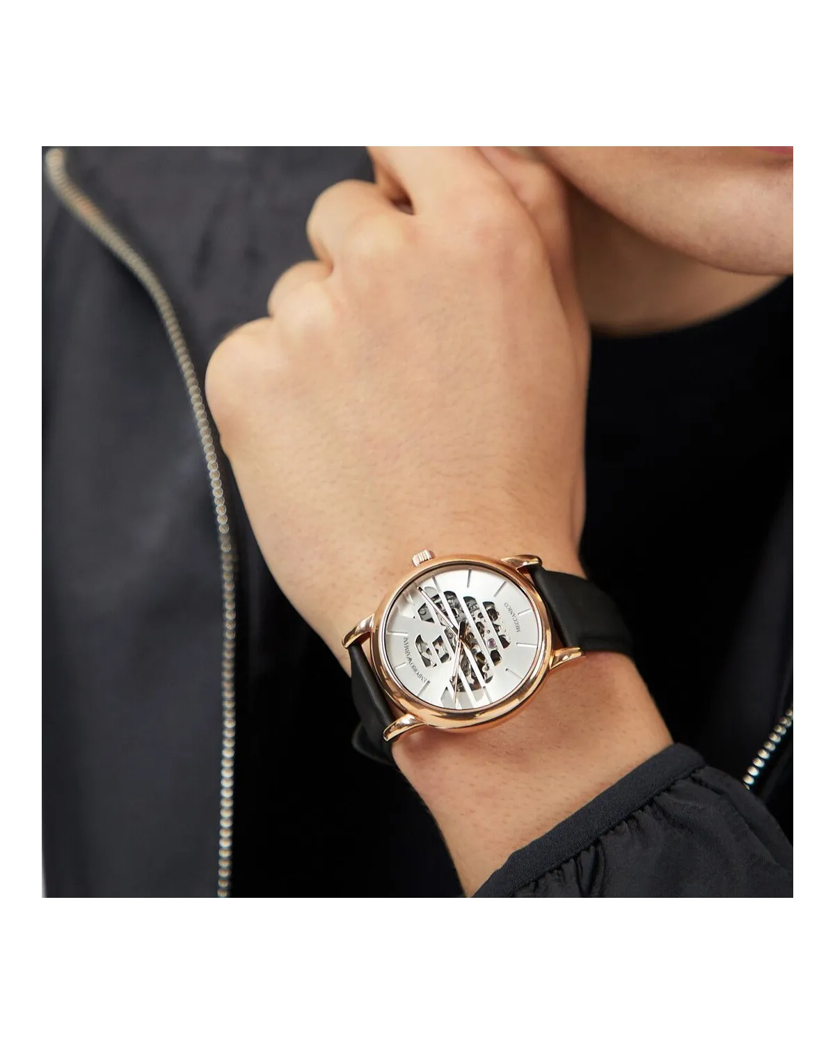 ZEGAREK MĘSKI EMPORIO ARMANI LUIGI AUTOMATIC AR60031 + BOX (zi062b) ZEGAREK MĘSKI EMPORIO ARMANI LUIGI AUTOMATIC AR60031 + BOX (zi062b)