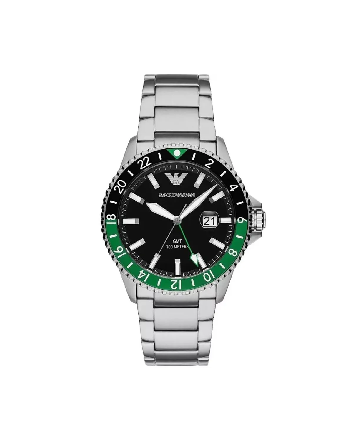 ZEGAREK MĘSKI EMPORIO ARMANI AR11589 - Diver GMT (zi112a)