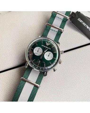 ZEGAREK MĘSKI EMPORIO ARMANI AR11221 - AVIATOR (zi019e)