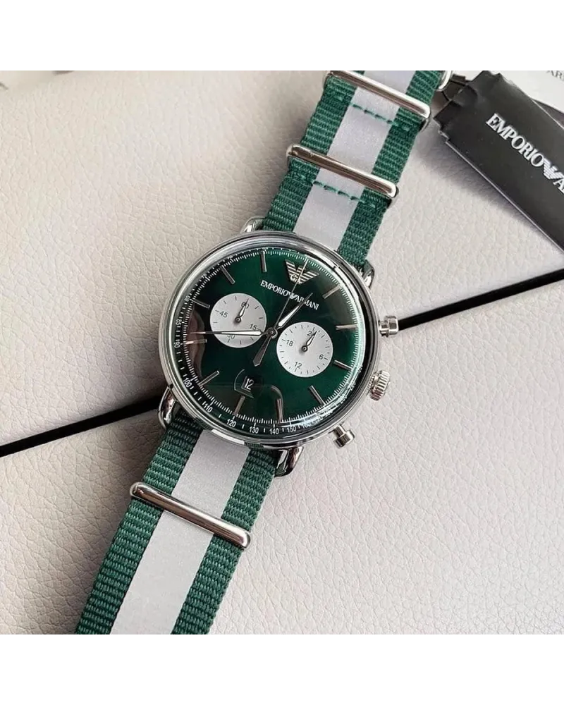 ZEGAREK MĘSKI EMPORIO ARMANI AR11221 - AVIATOR (zi019e)
