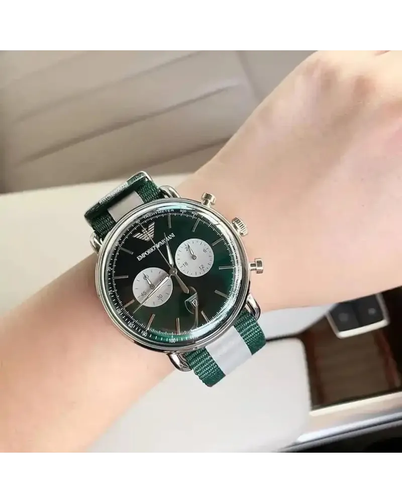 ZEGAREK MĘSKI EMPORIO ARMANI AR11221 - AVIATOR (zi019e)