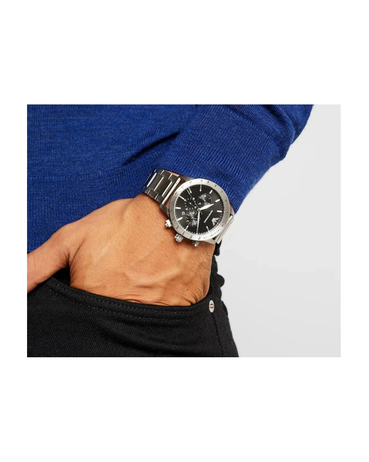 ZEGAREK MĘSKI EMPORIO ARMANI AR11241 - MARIO (zi017c)