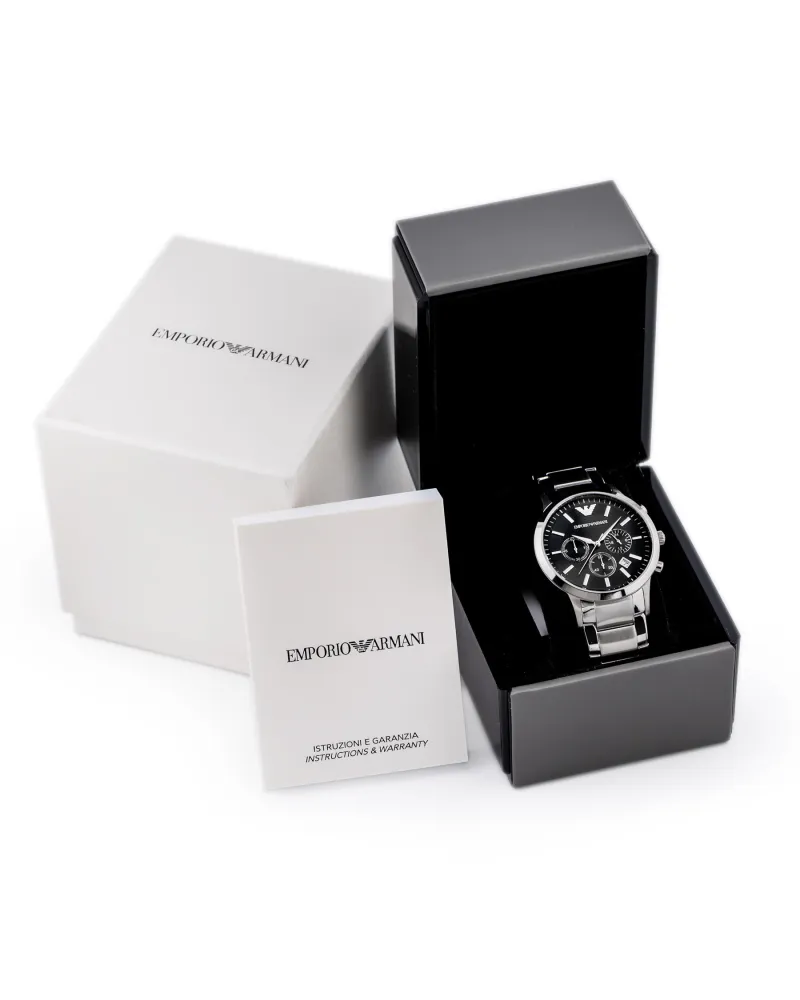 ZEGAREK MĘSKI EMPORIO ARMANI AR2434 - RENATO + BOX