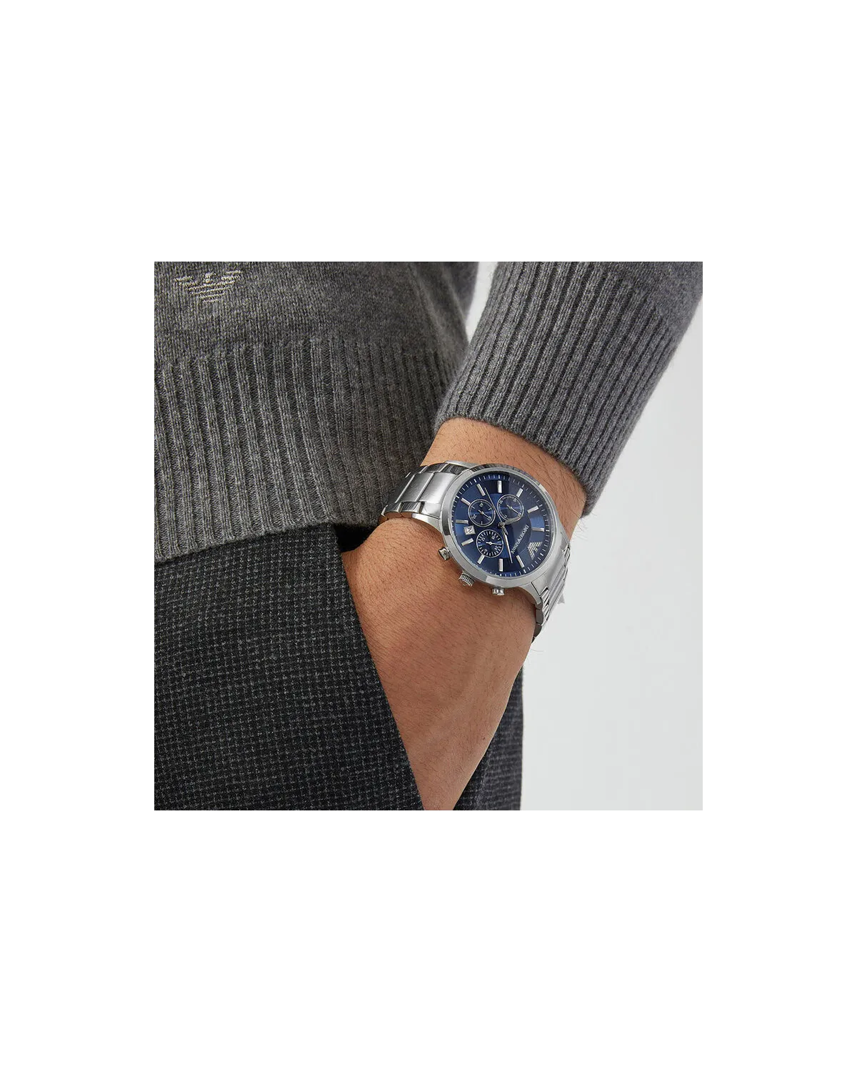 ZEGAREK MĘSKI EMPORIO ARMANI AR2448 - RENATO