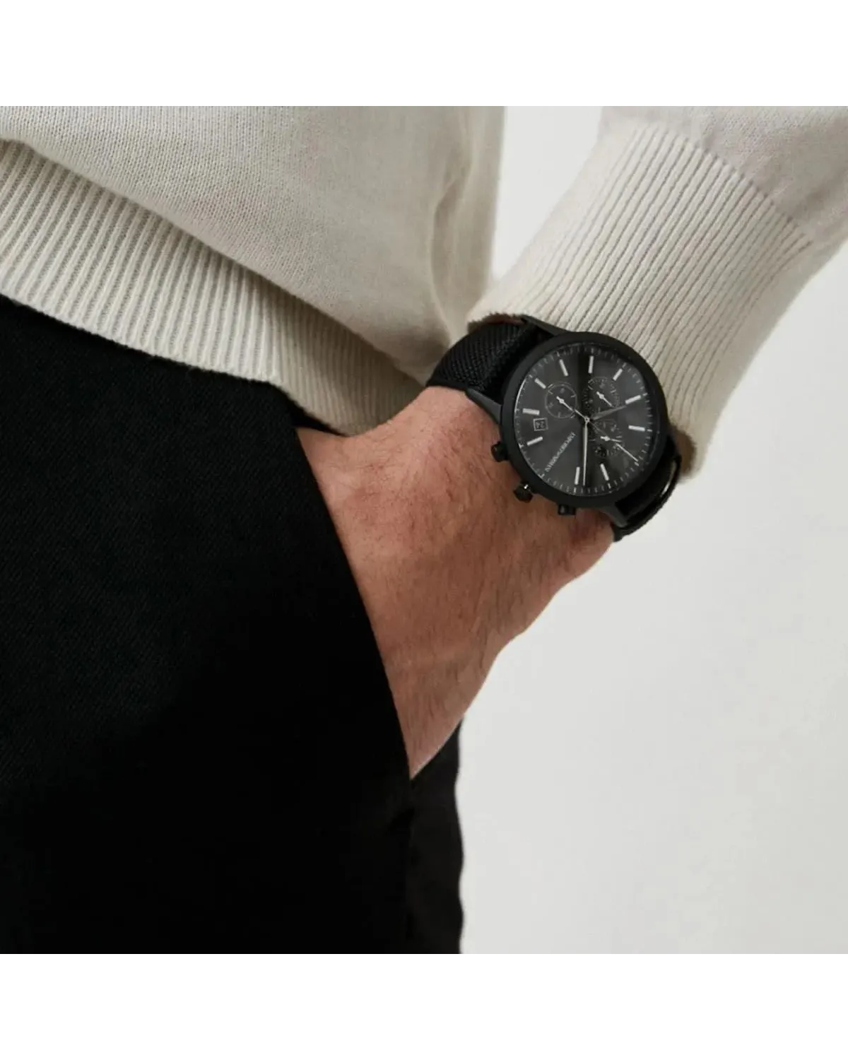 ZEGAREK MĘSKI EMPORIO ARMANI AR11457 RENATO CHRONO(zi052a)