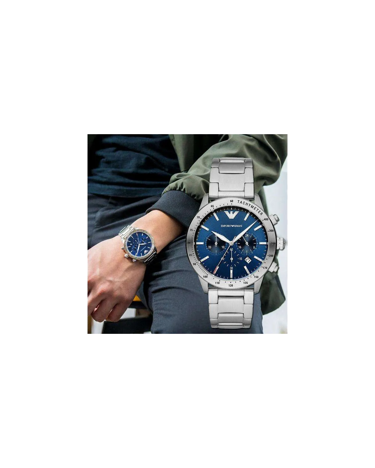 ZEGAREK MĘSKI EMPORIO ARMANI AR11306 - MARIO (zi017b) + BOX ZEGAREK MĘSKI EMPORIO ARMANI AR11306 - MARIO (zi017b) + BOX