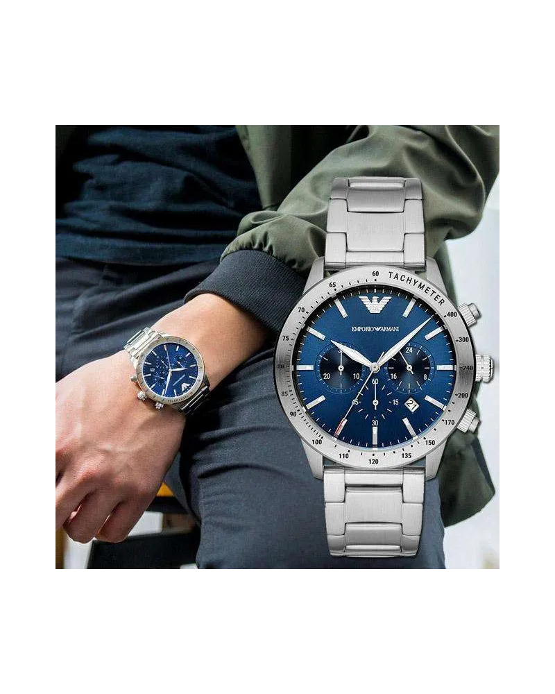 ZEGAREK MĘSKI EMPORIO ARMANI AR11306 - MARIO (zi017b) + BOX ZEGAREK MĘSKI EMPORIO ARMANI AR11306 - MARIO (zi017b) + BOX