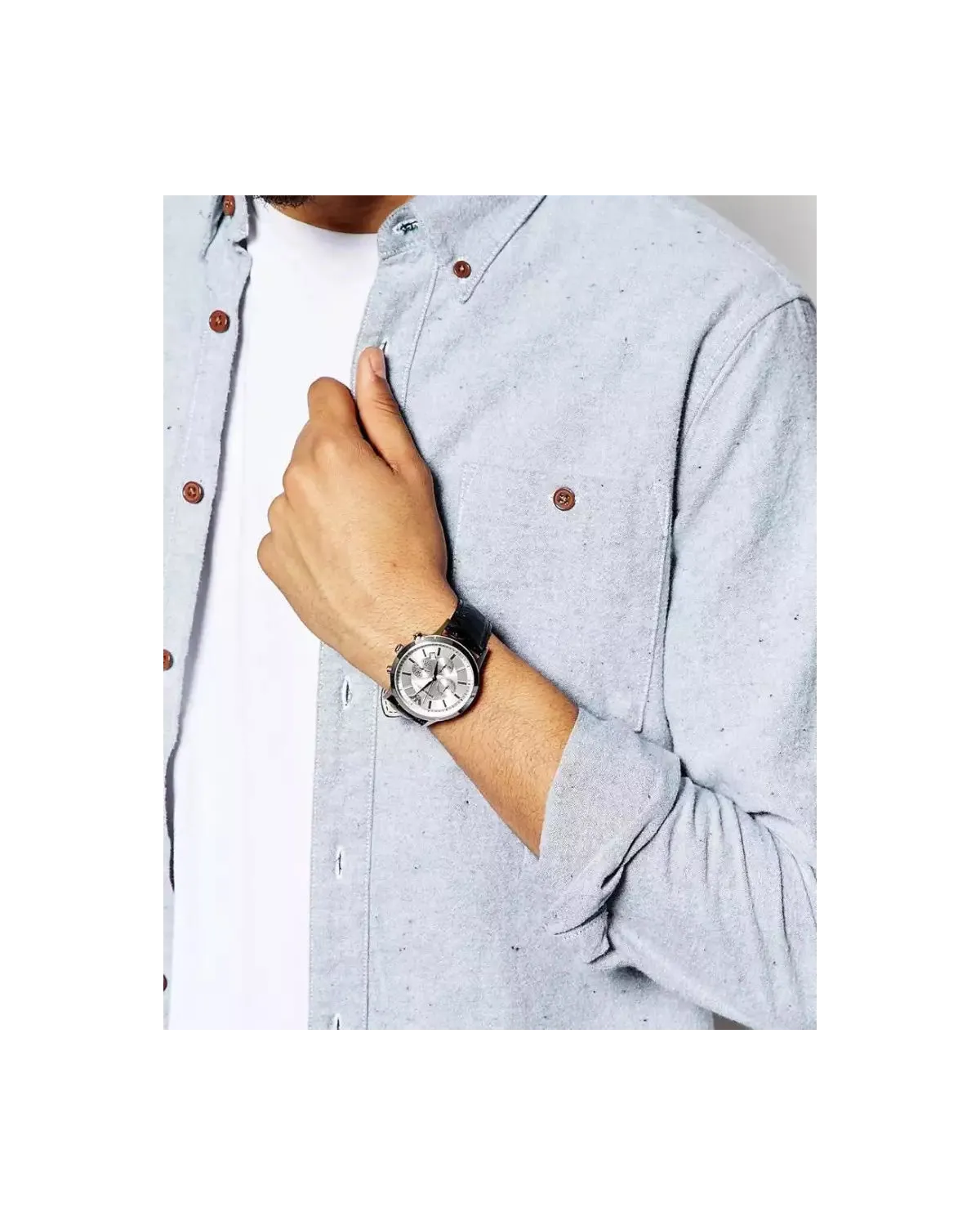 ZEGAREK MĘSKI EMPORIO ARMANI AR2432 - RENATO (zi012b) + BOX