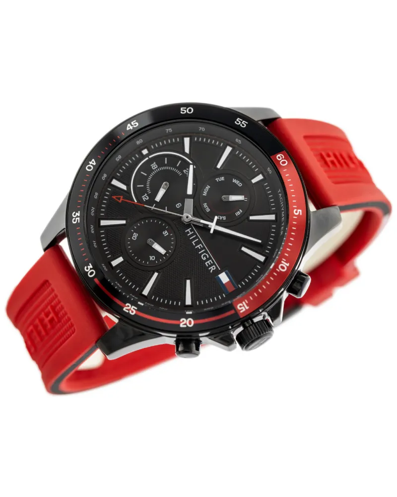 ZEGAREK MĘSKI TOMMY HILFIGER 1791722 BANK (zf023c) ZEGAREK MĘSKI TOMMY HILFIGER 1791722 BANK (zf023c)